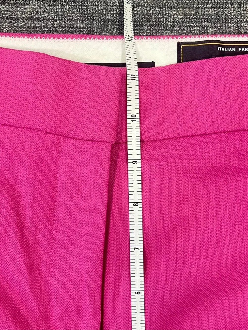 J. Crew Willa pink cropped flare slacks Italian Fabrics by Nova Tides Size 4